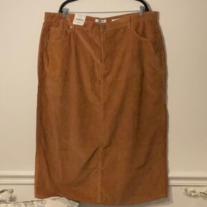 Cotton On Tan Midi Skirt